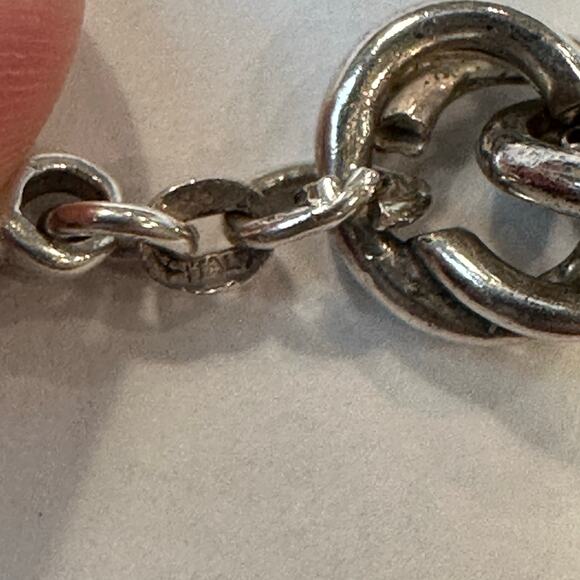 Sterling Silver 925 Chain Rope Necklace Italy 51 Grams 15 Inches - Picture 3 of 7